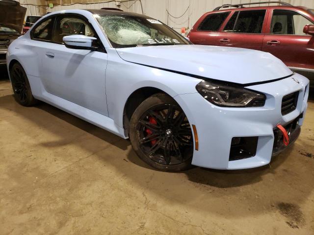 3MF13DM08R8E80351 - 2024 BMW M2 BLUE photo 4