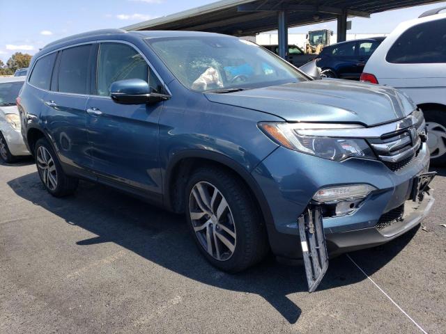 5FNYF6H04HB094079 - 2017 HONDA PILOT ELITE BLUE photo 4