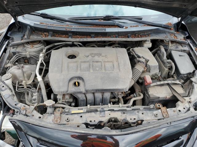 2T1BU4EEXBC602678 - 2011 TOYOTA COROLLA BASE BLACK photo 11
