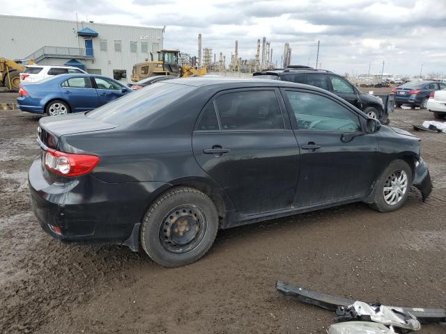 2T1BU4EEXBC602678 - 2011 TOYOTA COROLLA BASE BLACK photo 3