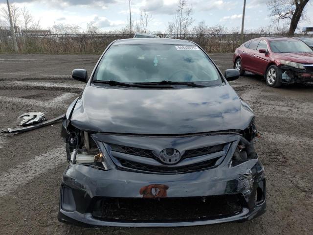 2T1BU4EEXBC602678 - 2011 TOYOTA COROLLA BASE BLACK photo 5