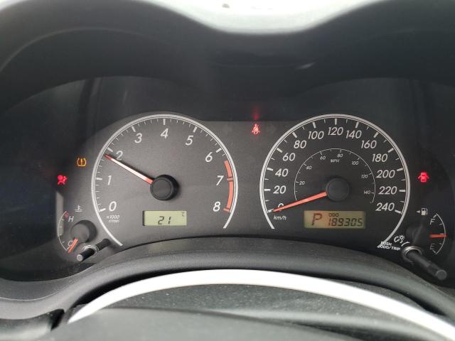 2T1BU4EEXBC602678 - 2011 TOYOTA COROLLA BASE BLACK photo 9