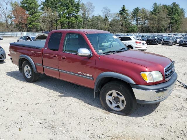 5TBBT44162S289579 - 2002 TOYOTA TUNDRA ACCESS CAB წითელი ფოტო 4