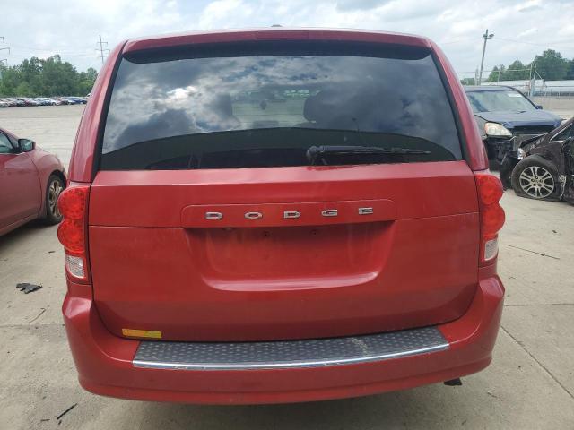 2C4RDGCG4FR555917 - 2015 DODGE GRAND CARA SXT RED photo 6