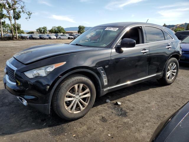 JN8CS1MU6HM141433 - 2017 INFINITI QX70 BLACK photo 1