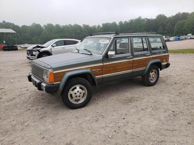 1JCUB7566ET129673 - 1984 JEEP WAGONEER GREEN photo 1