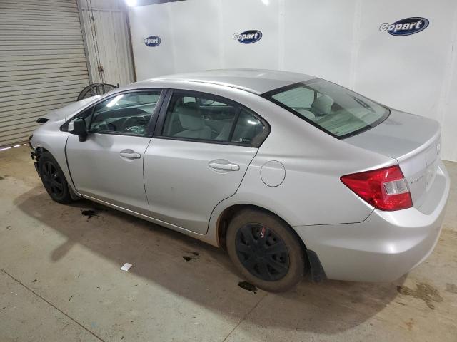 19XFB2F51CE079788 - 2012 HONDA CIVIC LX SILVER photo 2
