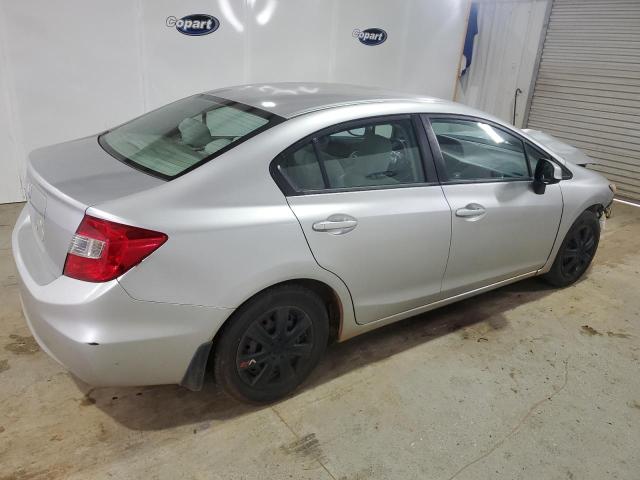 19XFB2F51CE079788 - 2012 HONDA CIVIC LX SILVER photo 3