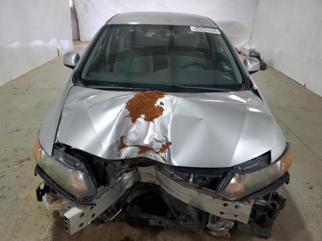 19XFB2F51CE079788 - 2012 HONDA CIVIC LX SILVER photo 5