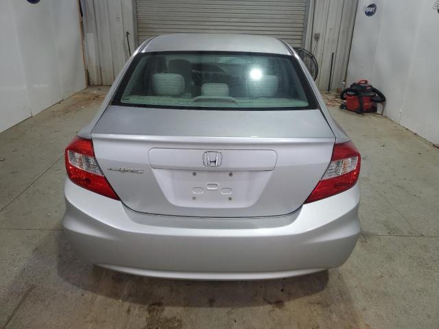19XFB2F51CE079788 - 2012 HONDA CIVIC LX SILVER photo 6