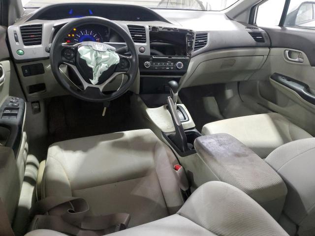 19XFB2F51CE079788 - 2012 HONDA CIVIC LX SILVER photo 8