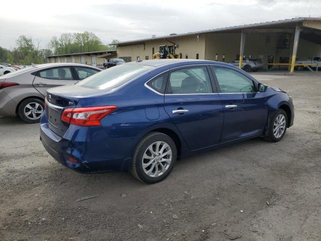 3N1AB7AP4KY401856 - 2019 NISSAN SENTRA S 蓝色 照片 3