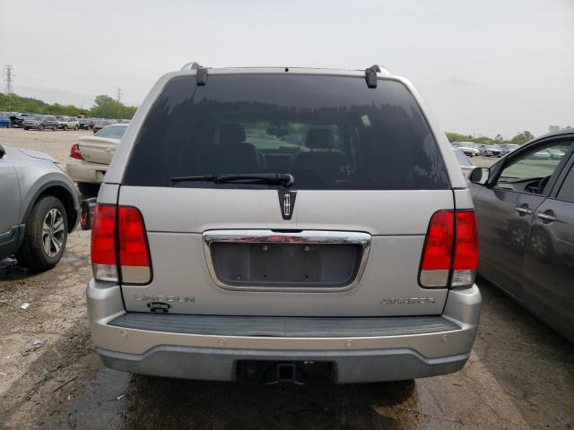 5LMEU68H23ZJ15358 - 2003 LINCOLN AVIATOR ვერცხლისფერი ფოტო 6