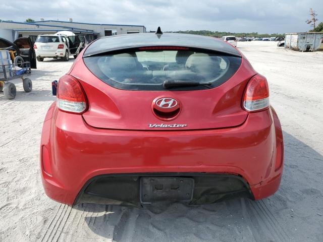 KMHTC6AD8DU165846 - 2013 HYUNDAI VELOSTER RED photo 6