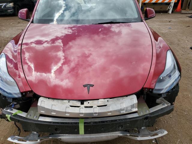 7SAYGDEE6SF232698 - 2025 TESLA MODEL Y 红色 照片 11