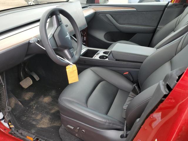7SAYGDEE6SF232698 - 2025 TESLA MODEL Y 红色 照片 7