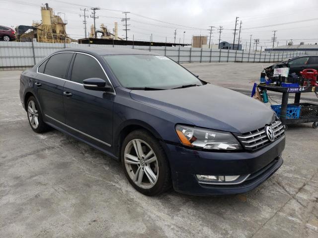 1VWCN7A33EC053813 - 2014 VOLKSWAGEN PASSAT SEL BLUE photo 4