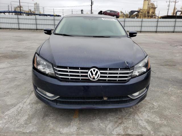 1VWCN7A33EC053813 - 2014 VOLKSWAGEN PASSAT SEL BLUE photo 5