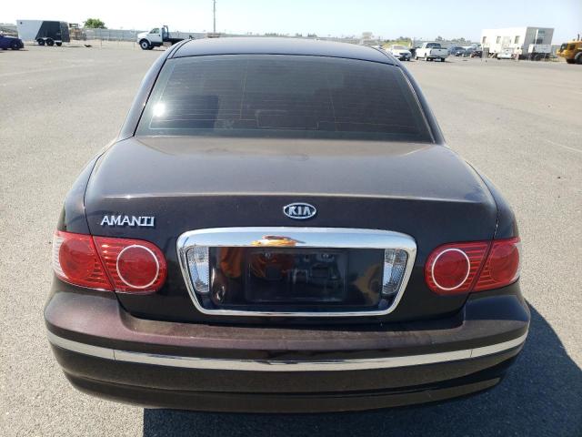 KNALD124765086567 - 2006 KIA AMANTI PURPLE photo 6