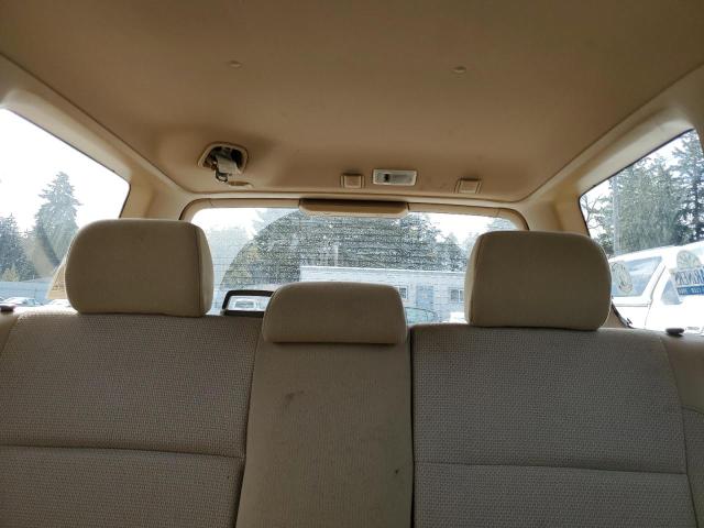 JF1SG63694H754485 - 2004 SUBARU FORESTER 2.5X ბეჟი ფოტო 10