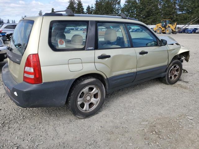 JF1SG63694H754485 - 2004 SUBARU FORESTER 2.5X ბეჟი ფოტო 3