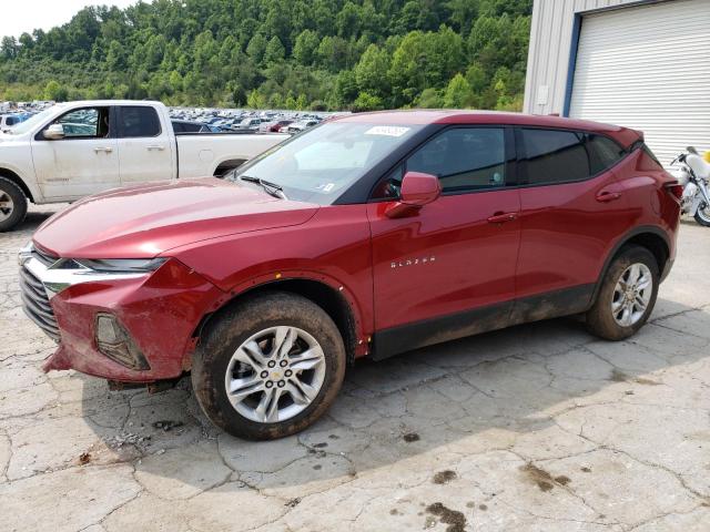 3GNKBHR44NS121466 - 2022 CHEVROLET BLAZER 2LT RED photo 1