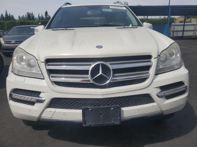 4JGBF7BE9CA781555 - 2012 MERCEDES-BENZ GL 450 4MATIC WHITE photo 5