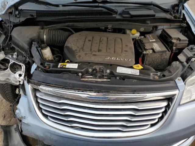 2C4RC1CG6DR634664 - 2013 CHRYSLER TOWN & COU TOURING L BLUE photo 12