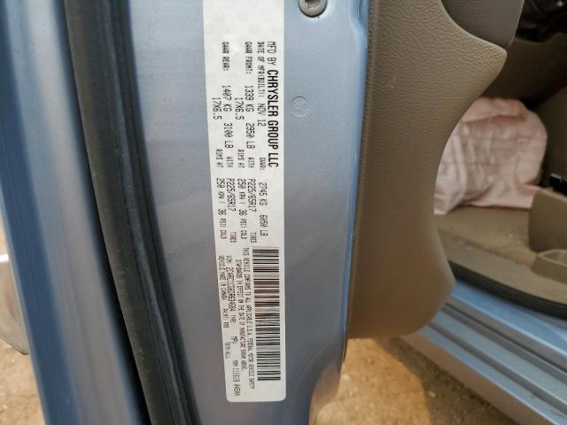 2C4RC1CG6DR634664 - 2013 CHRYSLER TOWN & COU TOURING L BLUE photo 13