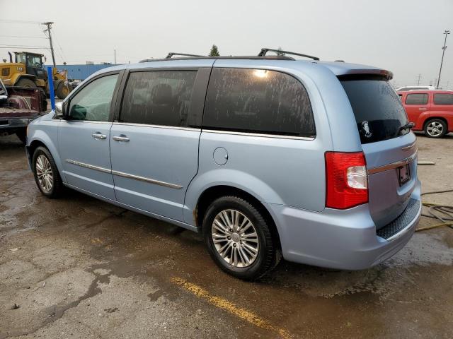2C4RC1CG6DR634664 - 2013 CHRYSLER TOWN & COU TOURING L BLUE photo 2