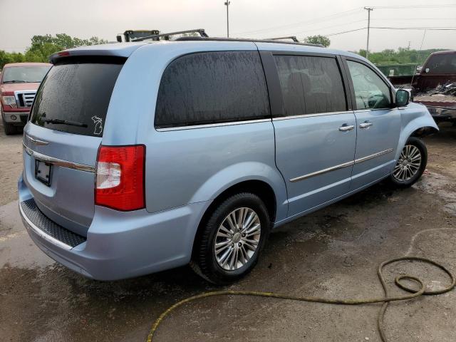 2C4RC1CG6DR634664 - 2013 CHRYSLER TOWN & COU TOURING L BLUE photo 3