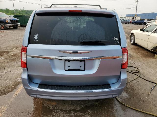 2C4RC1CG6DR634664 - 2013 CHRYSLER TOWN & COU TOURING L BLUE photo 6