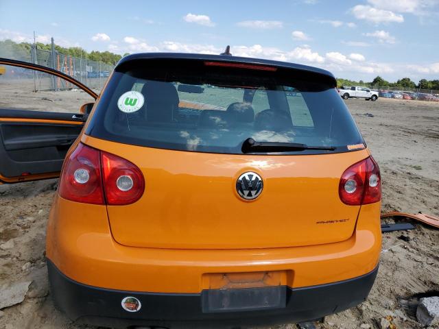 WVWFV71K77W181559 - 2007 VOLKSWAGEN NEW GTI FAHRENHEIT ORANGE photo 6