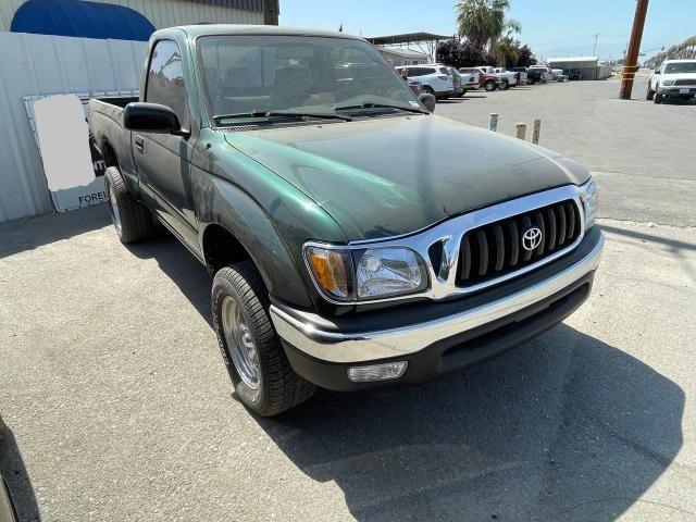 4TANL42N4XZ453732 - 1999 TOYOTA TACOMA GREEN photo 1