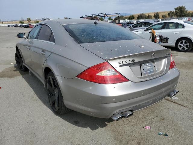 WDDDJ76X86A063948 - 2006 MERCEDES-BENZ CLS 55 AMG SILVER photo 2