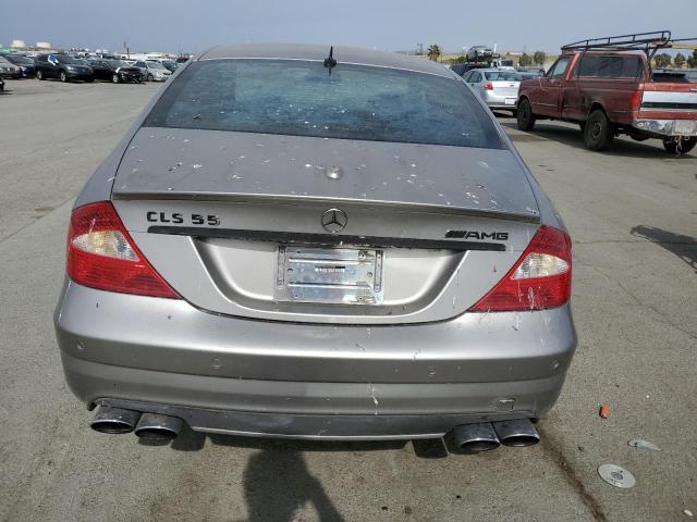 WDDDJ76X86A063948 - 2006 MERCEDES-BENZ CLS 55 AMG SILVER photo 6