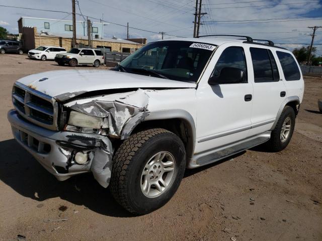 1B4HS58Z92F201292 - 2002 DODGE DURANGO SLT PLUS WHITE photo 1