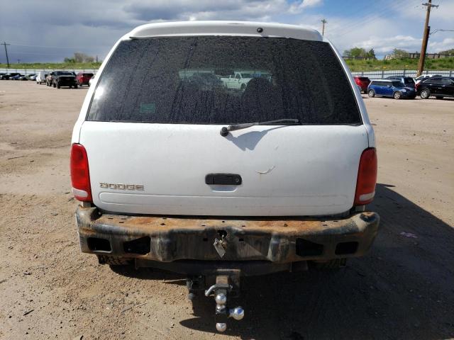 1B4HS58Z92F201292 - 2002 DODGE DURANGO SLT PLUS WHITE photo 6