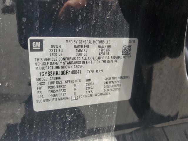 1GYS3HKJ0GR148847 - 2016 CADILLAC ESCALADE ESV LUXURY 黑色 照片 13