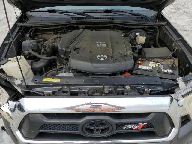 5TFJU4GN1DX046614 - 2013 TOYOTA TACOMA DOUBLE CAB PRERUNNER GRAY photo 11
