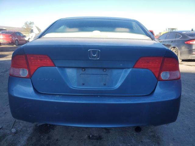 JHMFA15566S006320 - 2006 HONDA CIVIC LX Mavi foto 6