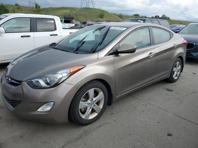 5NPDH4AE6DH303398 - 2013 HYUNDAI ELANTRA GLS TAN photo 1