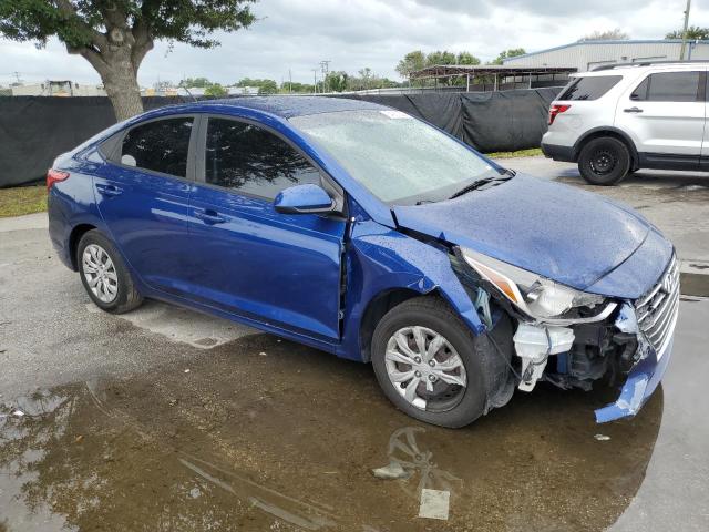 3KPC24A39KE040188 - 2019 HYUNDAI ACCENT SE BLUE photo 4