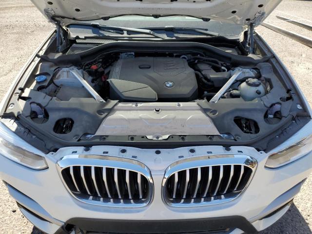 5UXTY3C07M9H20689 - 2021 BMW X3 SDRIVE30I Weiß Foto 12