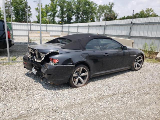 WBAEB53578CX63631 - 2008 BMW 650I I BLACK photo 3