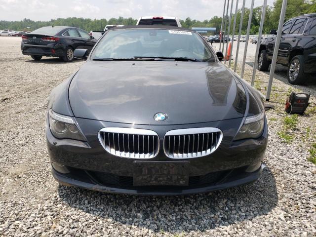 WBAEB53578CX63631 - 2008 BMW 650I I BLACK photo 5