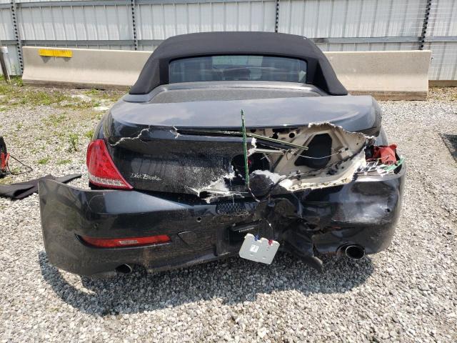 WBAEB53578CX63631 - 2008 BMW 650I I BLACK photo 6