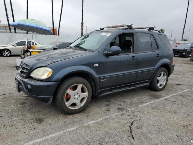 4JGAB74E01A223482 - 2001 MERCEDES-BENZ ML 55 BLUE photo 1