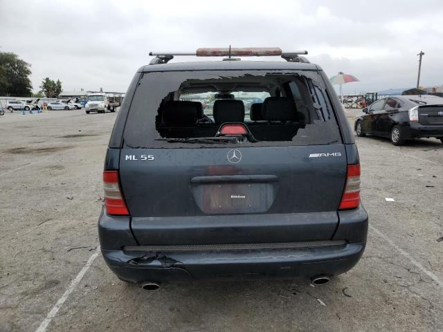 4JGAB74E01A223482 - 2001 MERCEDES-BENZ ML 55 BLUE photo 6