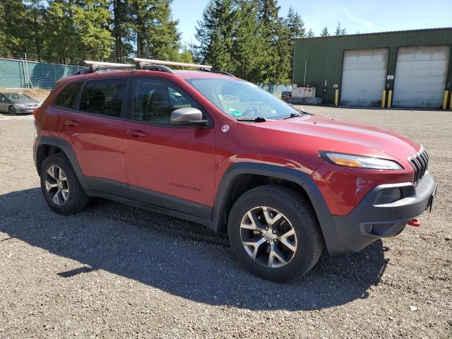 1C4PJMBS8EW268056 - 2014 JEEP CHEROKEE TRAILHAWK MAROON photo 4